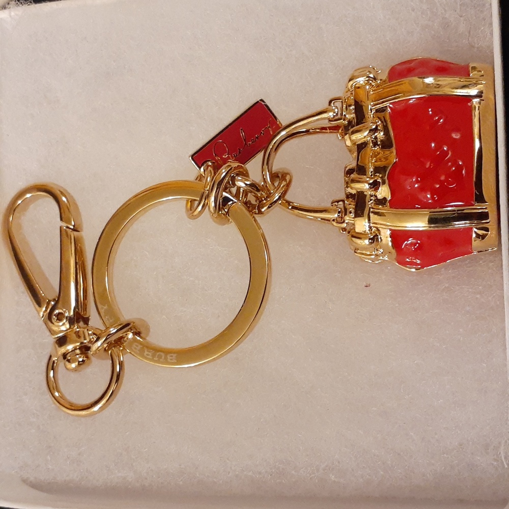 BURBERRY BAG NWOT KEYCHAIN PURSE CHARM